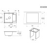 Кухонная мойка GRANULA ESTETICA ES-6202 арктик (белый) 6202 APKTIK